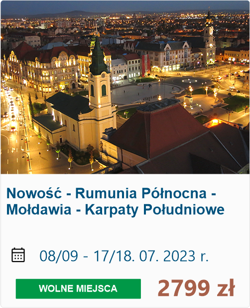 Nowość - Rumunia północna - Mołdawia - Karpaty południowe
